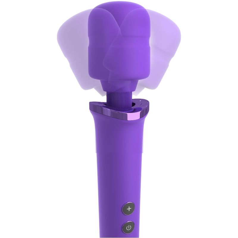 FANTASY FOR HER - MASSAGADOR DE VARINHA RECARREGÁVEL PARA ELA E VIBRADOR 50 NÍVEIS VIOLETA - Toys "n" Us
