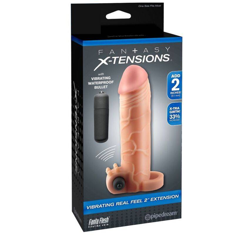 FANTASY X - TENSIONS - EXTENSÃO DE SENSAÇÃO REAL 2 VIBRANTE - Toys "n" Us
