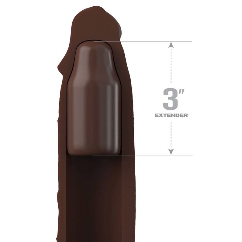 FANTASY X - TENSIONS - PIPEDREAMS EXTENSÃO C ALÇA 17,78 CM MARROM - Toys "n" Us