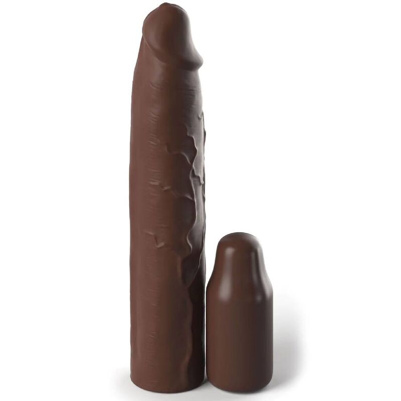 FANTASY X - TENSIONS - PIPEDREAMS SLEEVE 22,86 CM + 7,62 CM PLUG BROWN - Toys "n" Us