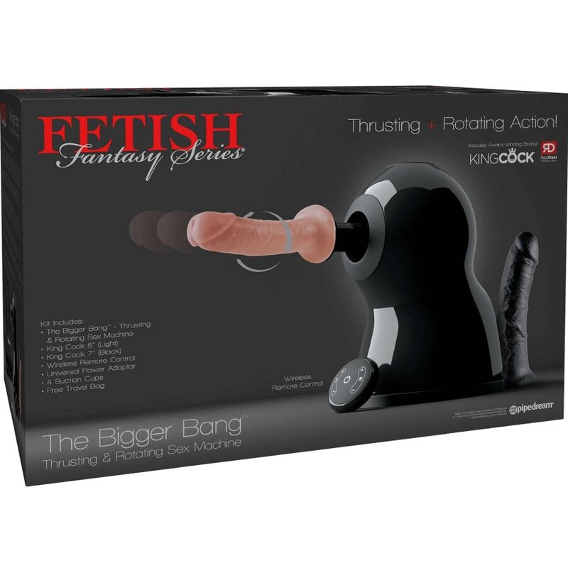 FETISH FANTASY SERIES - SEX MACHINE BIGGER BANG ROTATION AND PUSH - Toys "n" Us