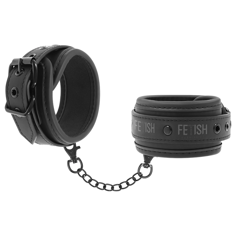 FETISH SUBMISSIVE - ALGEMAS DE COURO VEGANO COM FORRO DE NOPRENE - Toys "n" Us