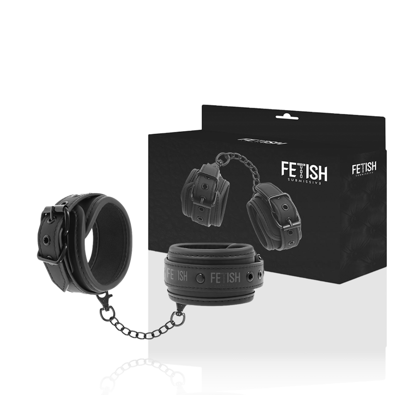 FETISH SUBMISSIVE - ALGEMAS DE COURO VEGANO COM FORRO DE NOPRENE - Toys "n" Us