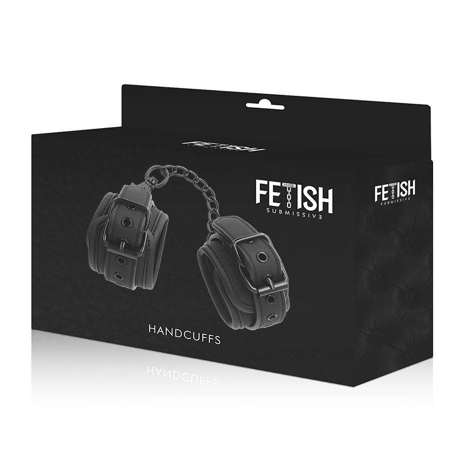 FETISH SUBMISSIVE - ALGEMAS DE COURO VEGANO COM FORRO DE NOPRENE - Toys "n" Us