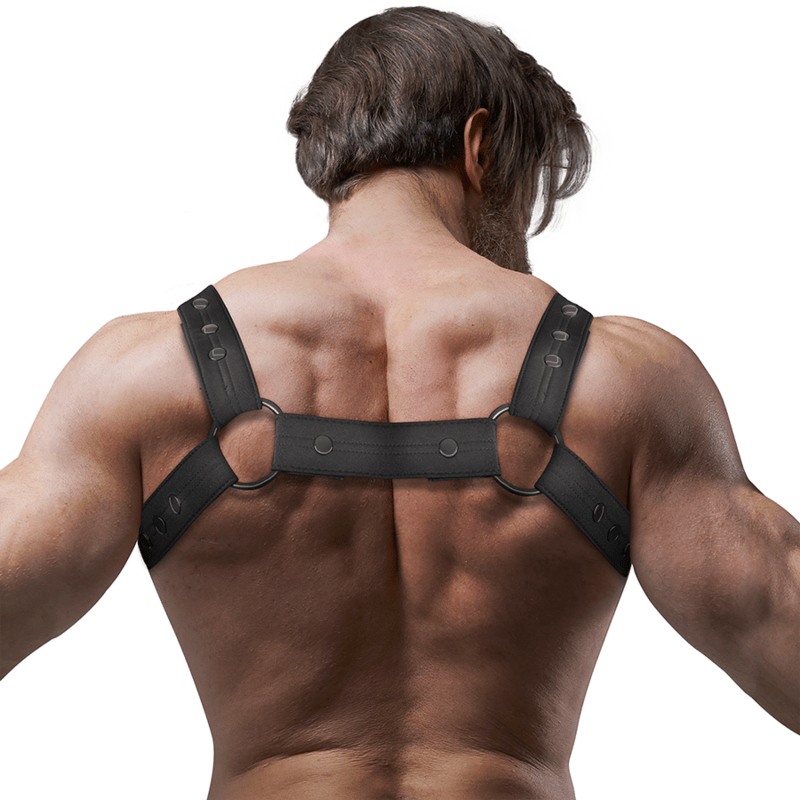 FETISH SUBMISSIVE ATTITUDE - ADJUSTABLE NEOPRENE CHEST SPORTS HARNESS FOR MEN - Toys "n" Us