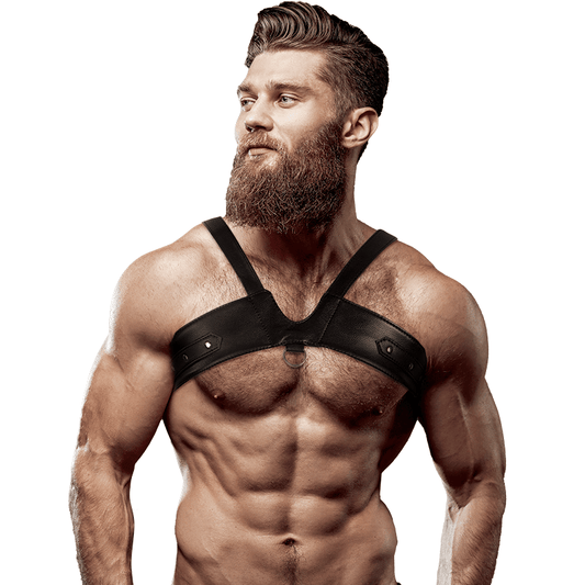 FETISH SUBMISSIVE ATTITUDE - MENS BRIGADE ECO - LEATHER CHEST HARNESS - Toys "n" Us