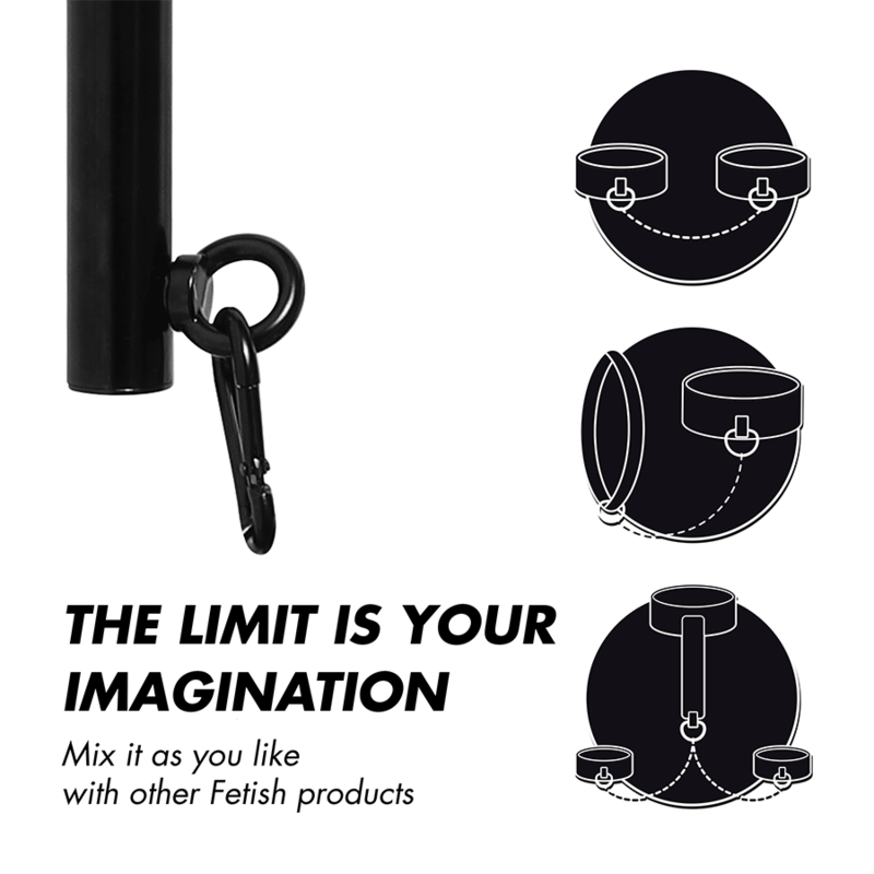 FETISH SUBMISSIVE BONDAGE - ADJUSTABLE SEPARATOR BAR 4 PIECES - Toys "n" Us