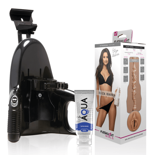 FLESHLIGHT - ELIZA IBARRA VAGINA + UNIVERSAL LAUNCH + AQUA QUALITY LUBRICANT 50 ML - Toys "n" Us