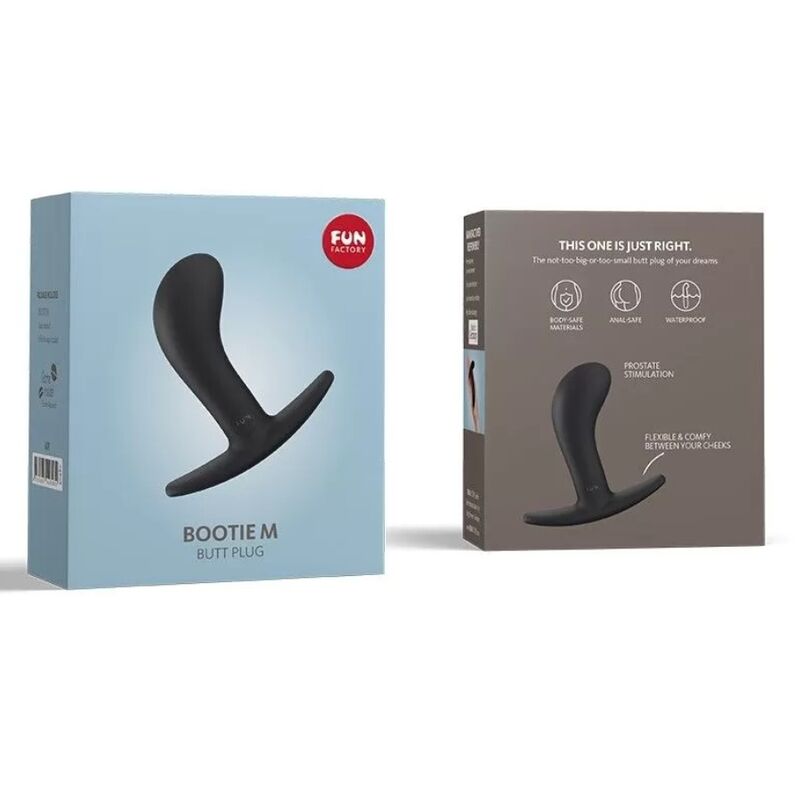 FUN FACTORY - BOOTIE ANAL PLUG MEDIUM BLACK - Toys "n" Us