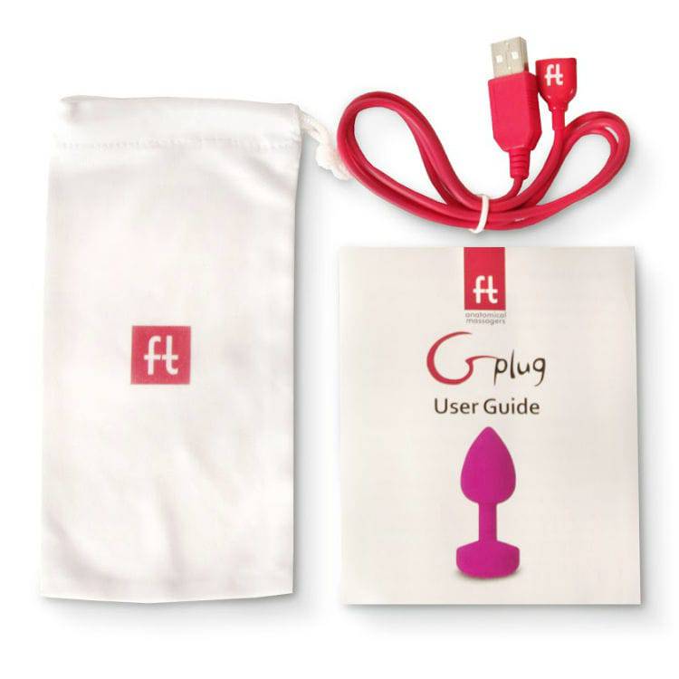 G - VIBE - FUNTOYS GPLUG ANAL VIBRADOR RECARREGVEL PEQUENO NEON ROSA 3CM - Toys "n" Us
