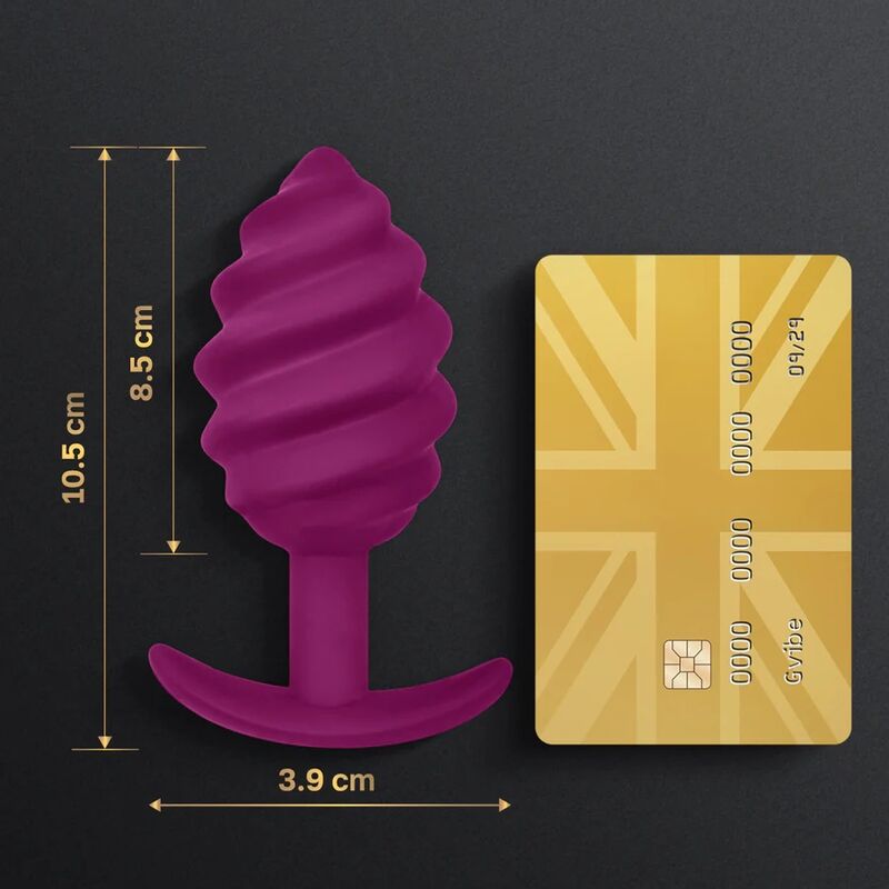 G - VIBE - GPLUG TWIST 2 PLUG ANAL ROXO - Toys "n" Us