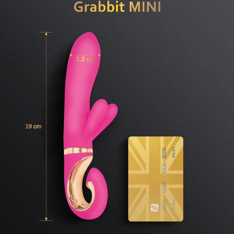 G - VIBE - GRABBIT MINI PINK SILICONE VIBRATOR - Toys "n" Us