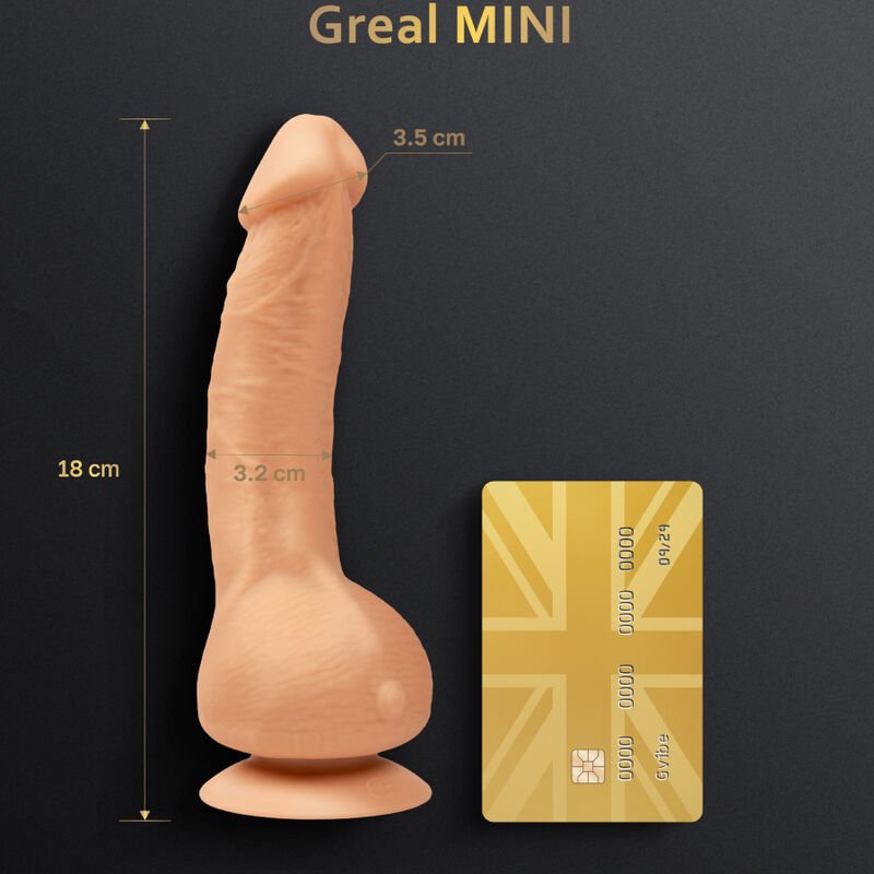 G - VIBE - GREAL MINI VIBRATOR DILDO NATURAL SILICONE - Toys "n" Us