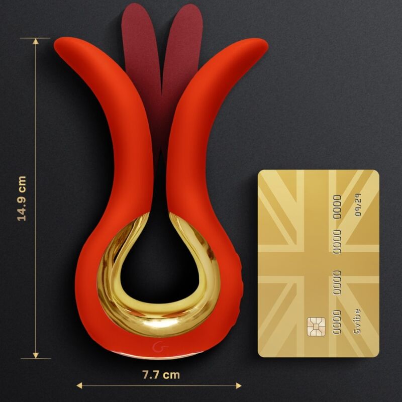 G - VIBE - GVIBE MAXI VIBRATOR WITH TWO FLEXIBLE TIPS CORAL - Toys "n" Us