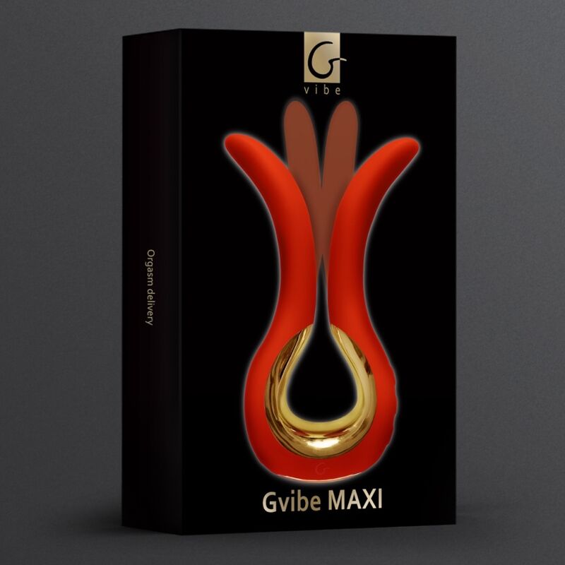 G - VIBE - GVIBE MAXI VIBRATOR WITH TWO FLEXIBLE TIPS CORAL - Toys "n" Us