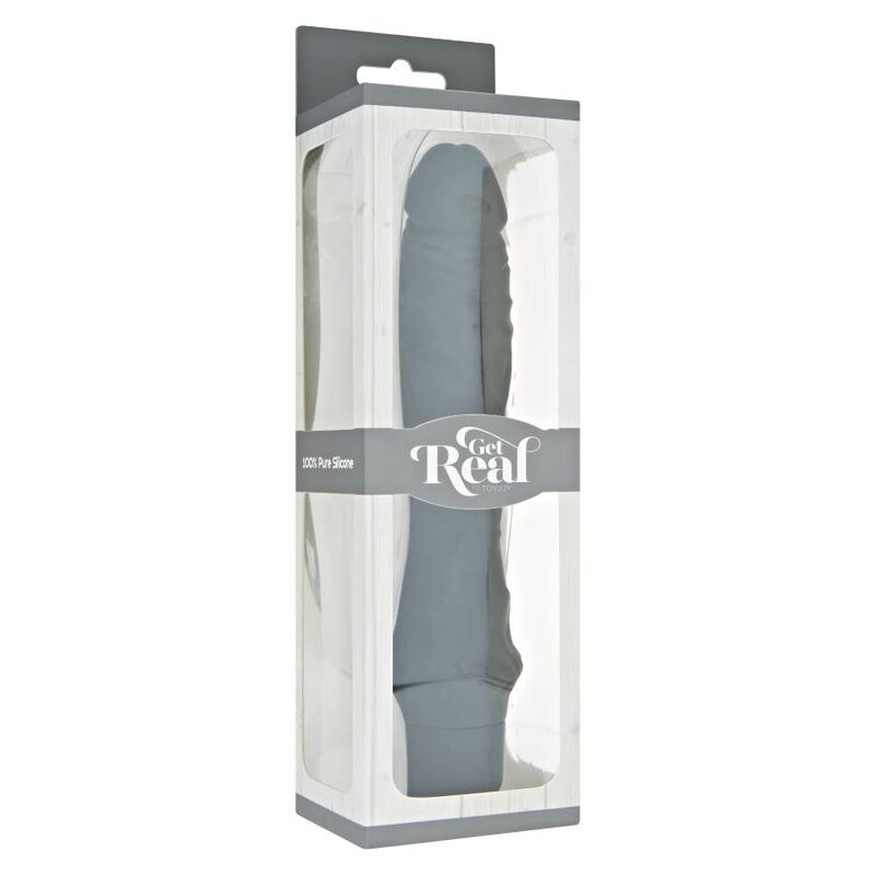 GET REAL - CLASSIC LARGE BLACK VIBRATOR - Toys "n" Us
