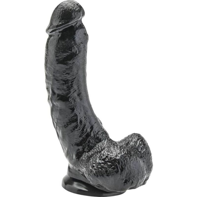 GET REAL - DILDO 20,5 CM WITH BALLS BLACK - Toys "n" Us