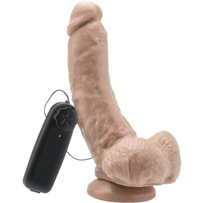 GET REAL - DILDO 20,5 CM WITH BALLS VIBRATOR SKIN - Toys "n" Us