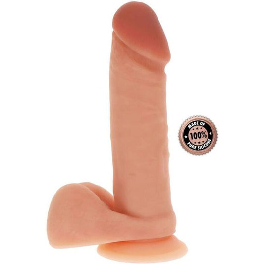 GET REAL - DILDO DE SILICONE 20,5 CM W BOLAS PELE - Toys "n" Us