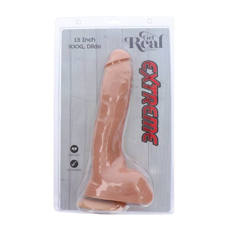 GET REAL - EXTREME XXXL DILDO 34 CM SKIN - Toys "n" Us