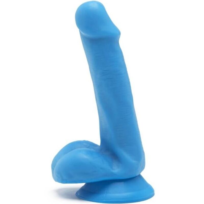 GET REAL - HAPPY DICKS DILDO 12 CM BALLS BLUE - Toys "n" Us