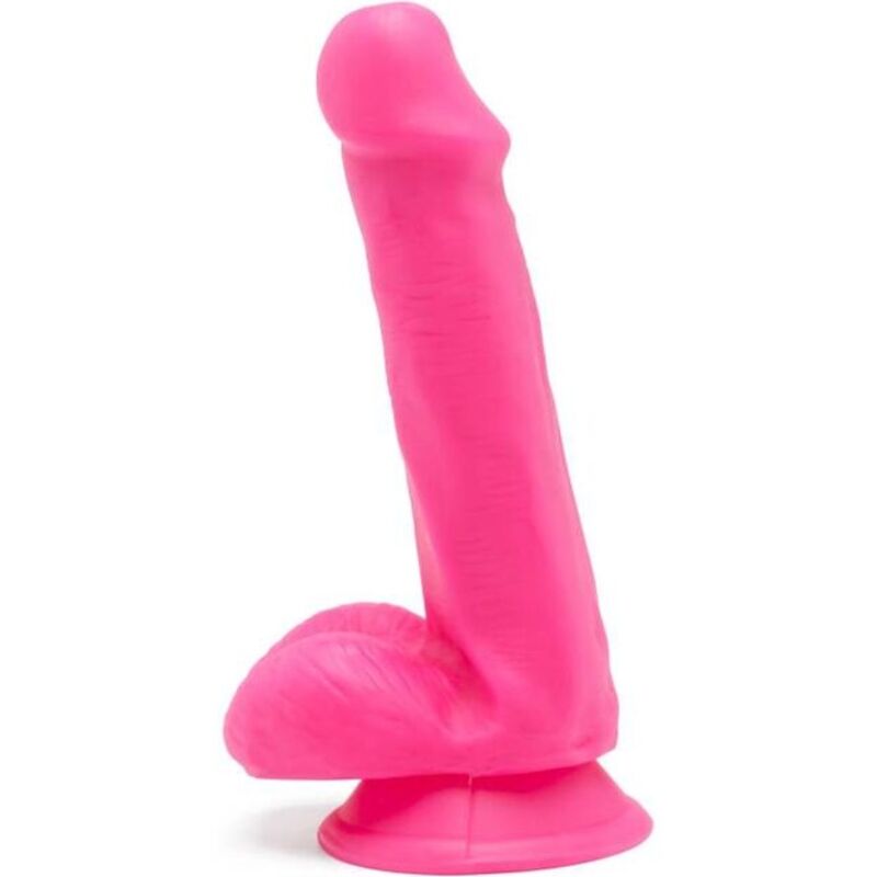 GET REAL - HAPPY DICKS DILDO 12 CM BALLS PINK - Toys "n" Us