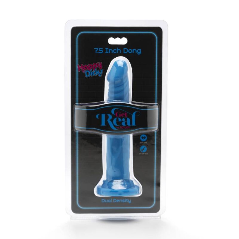 GET REAL - HAPPY DICKS DONG 19 CM BLUE - Toys "n" Us