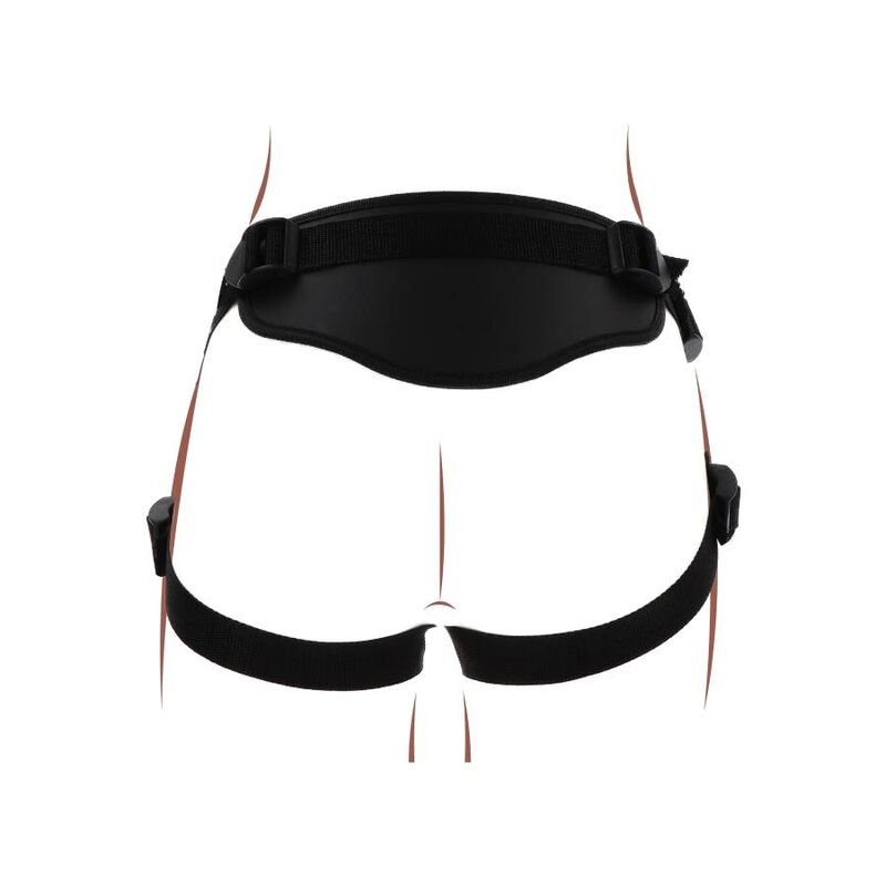 GET REAL - STRAP - ON DELUXE HARNESS BLACK - Toys "n" Us