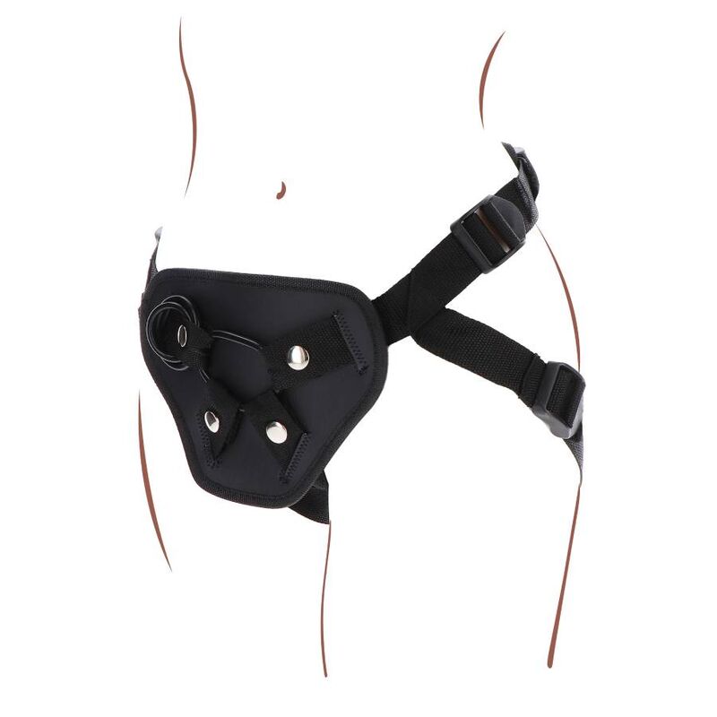 GET REAL - STRAP - ON DELUXE HARNESS BLACK - Toys "n" Us
