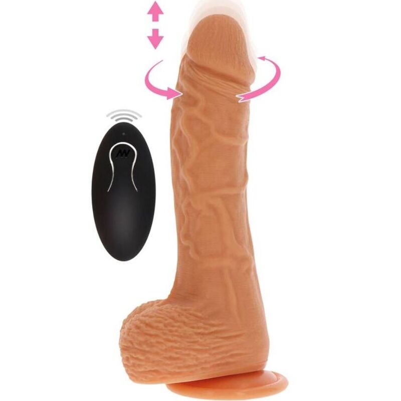 GET REAL - UP&DOWN ROTATING VIBR DILDO SKIN - Toys "n" Us