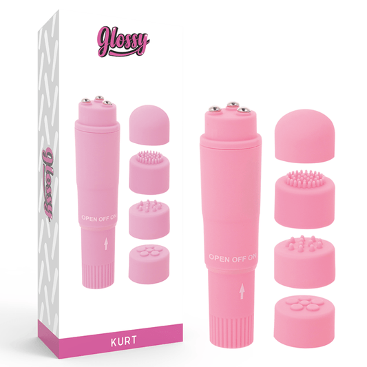 GLOSSY - MASSAGEIRO DE BOLSO KURT ROSA - Toys "n" Us