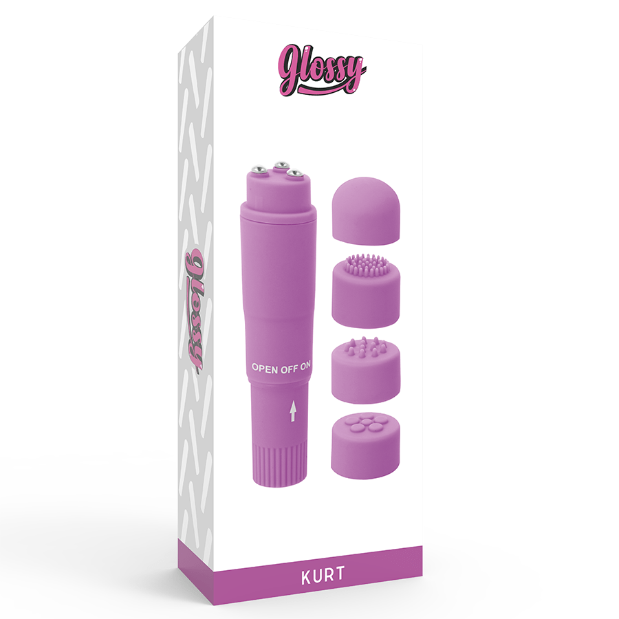 GLOSSY - MASSAGER DE BOLSO KURT ROXO - Toys "n" Us