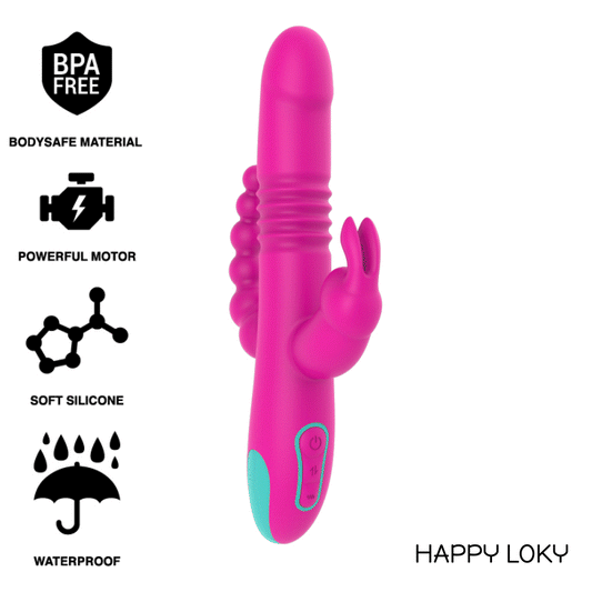 HAPPY LOKY - DONALD ESTIMULAÇÃO TRIPLA: RELÓGIO ANAL, PONTO G E CLITORAL COMPATÍVEL COM TECNOLOGIA SEM FIO - Toys "n" Us