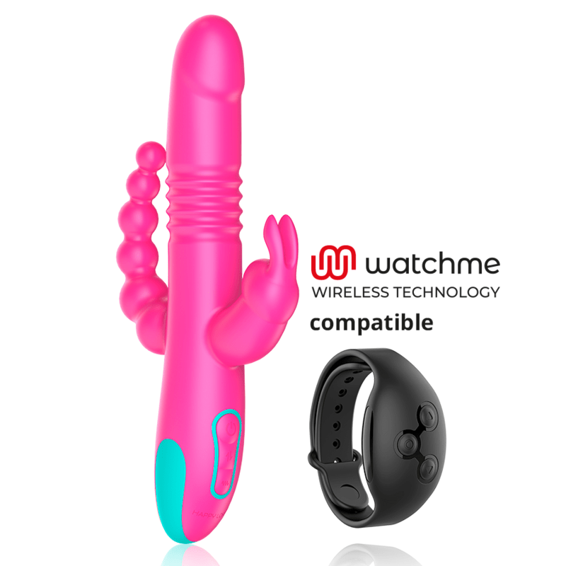 HAPPY LOKY - DONALD TRIPLE STIMULATION: ANAL, G - SPOT & CLITORAL WATCHME WIRELESS TECHNOLOGY COMPATIBLE - Toys "n" Us