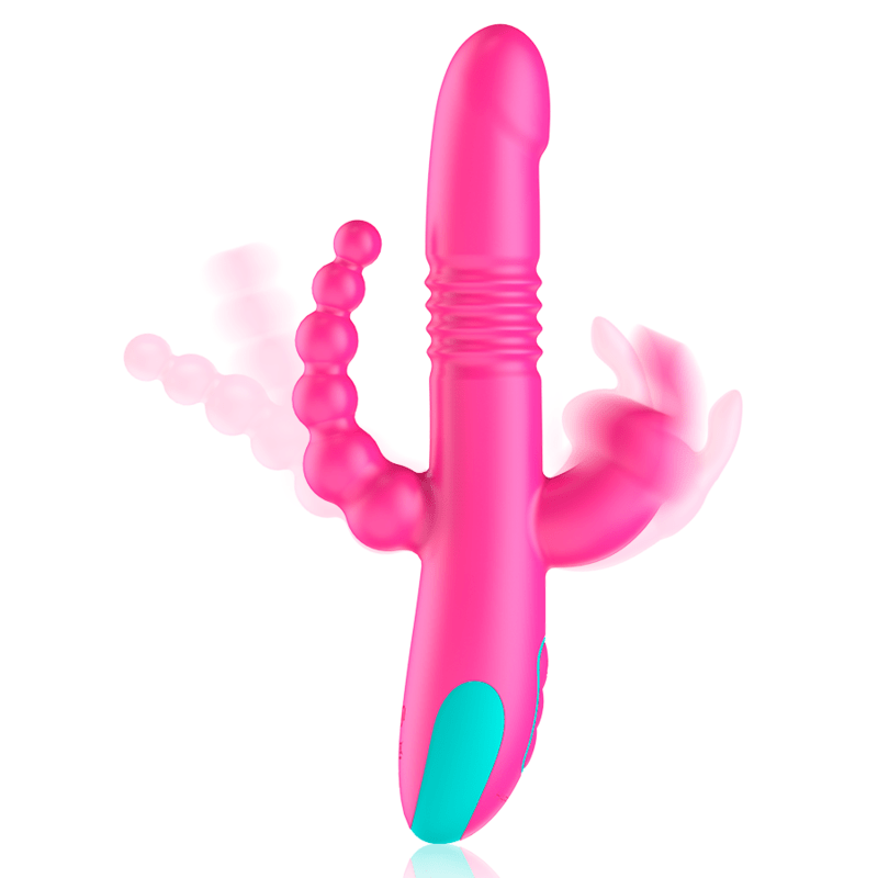 HAPPY LOKY - DONALD TRIPLE STIMULATION: ANAL, G - SPOT & CLITORAL WATCHME WIRELESS TECHNOLOGY COMPATIBLE - Toys "n" Us