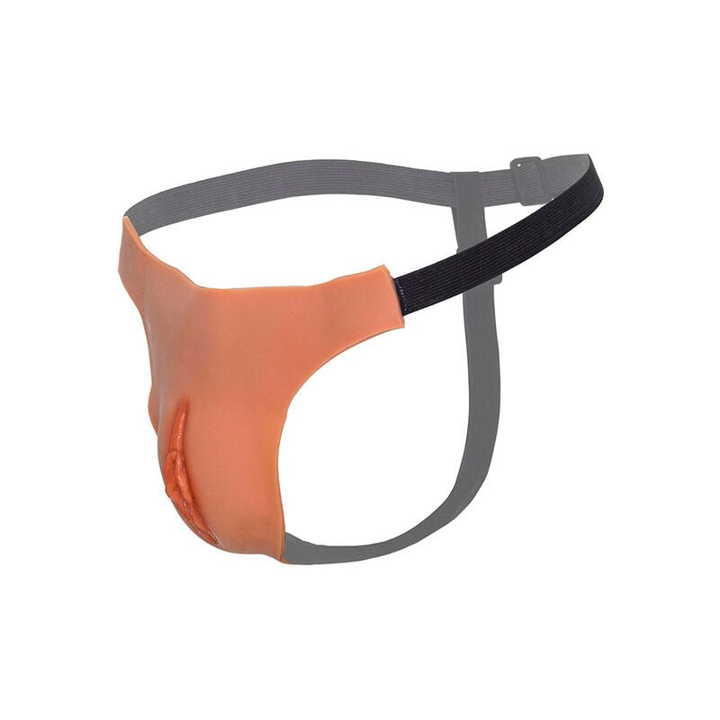 HIDDEN DESIRE - ALTER EGO ADJUSTABLE OPEN VAGINA STRING FLESH - Toys "n" Us