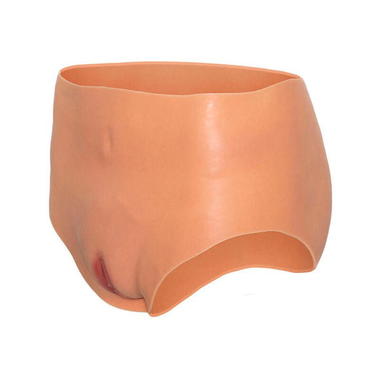 HIDDEN DESIRE - ALTER EGO OPEN VAGINA BRIEF HIGH WAIST FLESH - Toys "n" Us