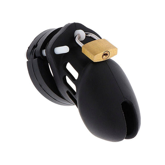 HIDDEN DESIRE - EXTREME CHASTITY COCK CAGE SILICONE SIZE S BLACK - Toys "n" Us