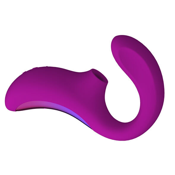 LELO - ENIGMA DOBLE ESTIMULACIÓN SUCCION MASAJEADOR MORADO