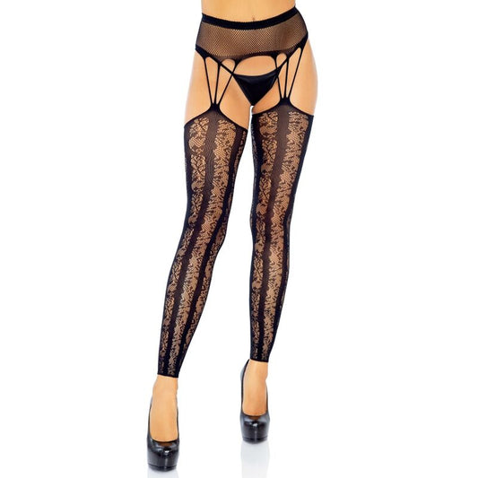 LEG AVENUE - CALCETINES LIGUEROS SIN PIES TALLA ÚNICA