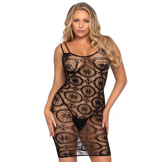 LEG AVENUE - MINI VESTIDO DE CROCHÊ DAISY TAMANHO ÚNICO