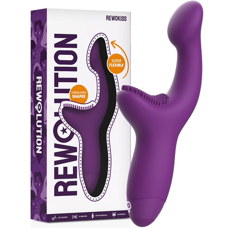 REWOLUTION - VIBRADOR REWOKISS PUNTO A ESTIMULADOR