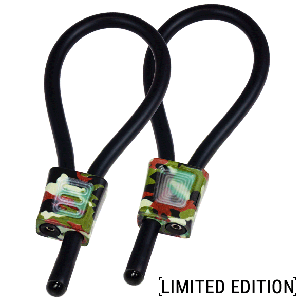 ELECTRASTIM - ANÉIS PENIANOS AJUSTÁVEIS PRESTIGE ELECTRALOOPS CAMUFLAGEM