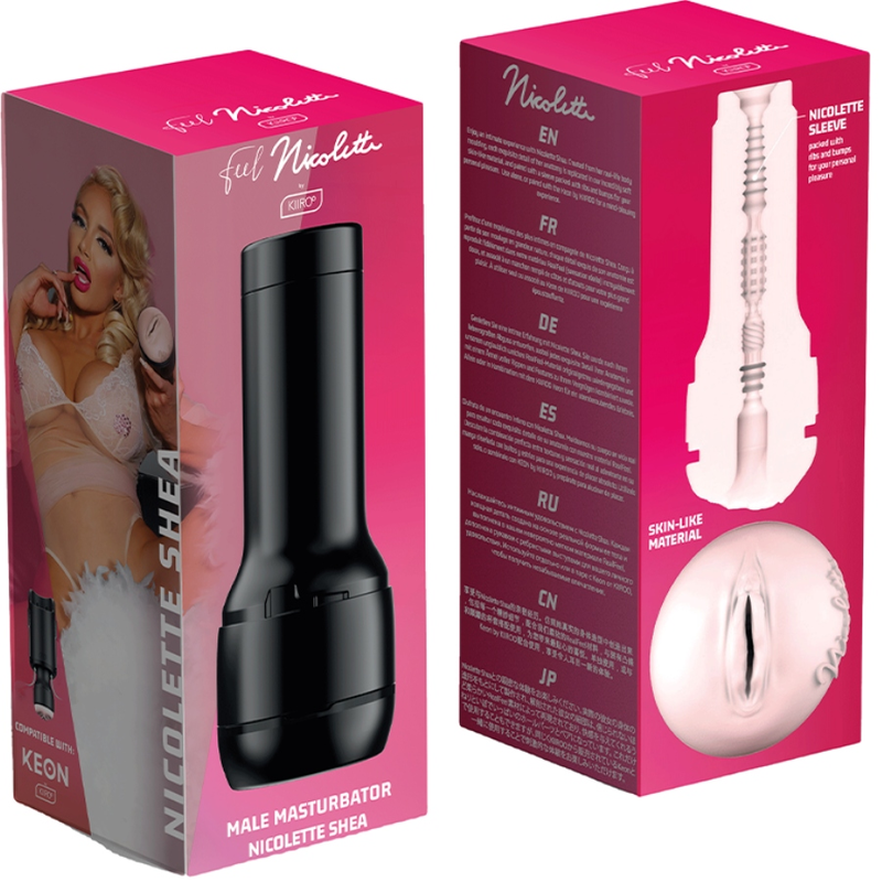KIIROO - SIENTE A NICOLETTE SHEA DE LA COLECCIÓN STARS STROKERS 