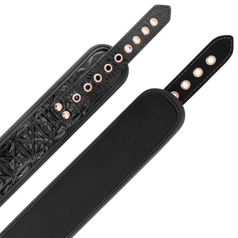 BEGME - COLEIRA BLACK EDITION COM PINÇAS DE MAMILO COM FORRO DE NEOPRENE