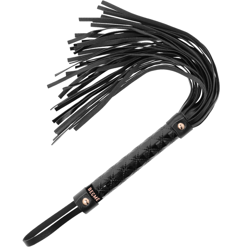 BEGME - EDIÇÃO PRETA FLOGGER DE COURO VEGANO