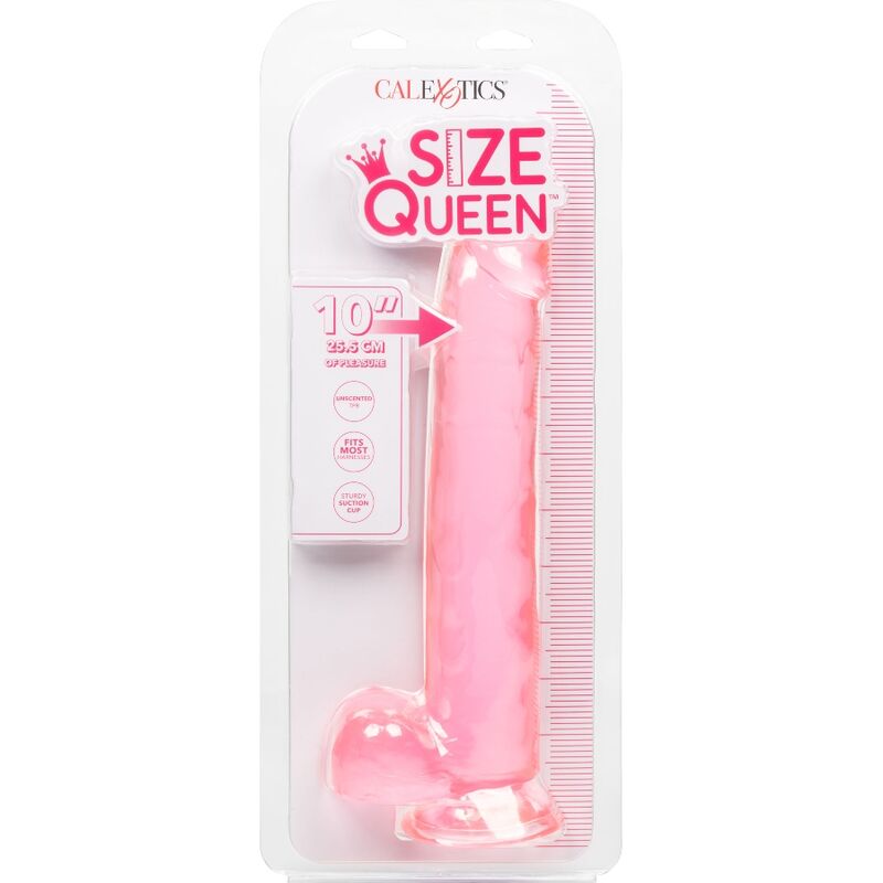 CALEXOTICS - DILDO TAMAÑO QUEEN ROSA 25,5 CM