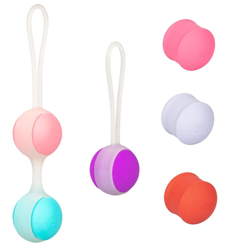 CALEXÓTICOS - CONJUNTO DE SHE-OLOGIA BOLAS KEGEL INTERCAMBIÁVEIS