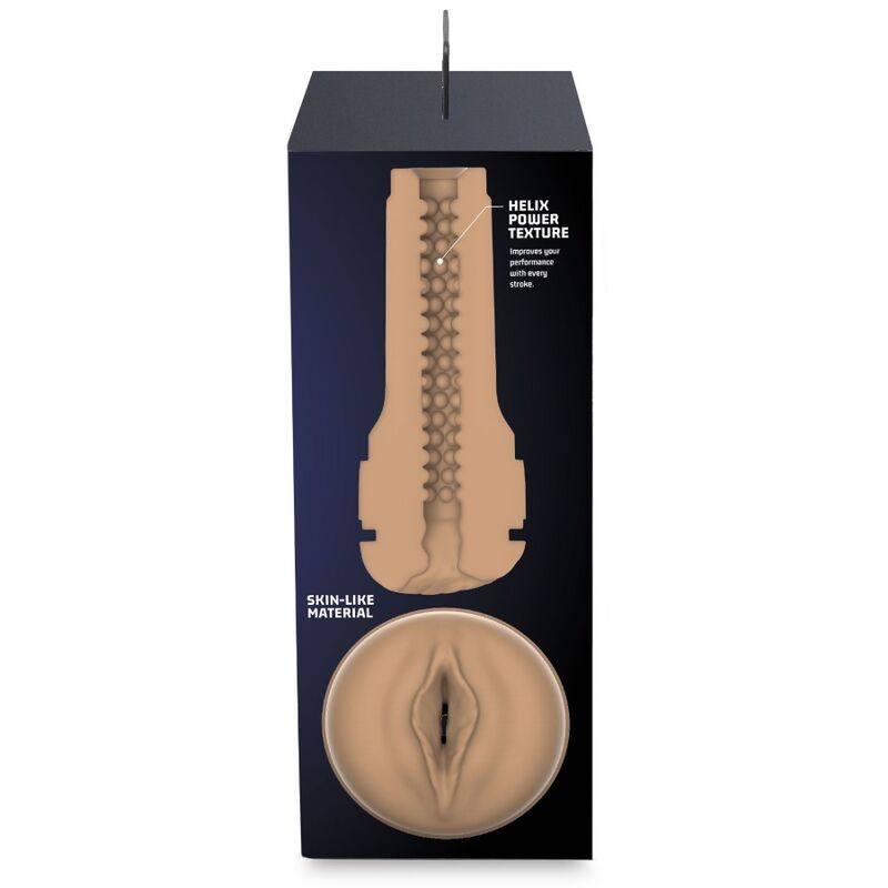 KIIROO - ESTIMULADOR MASTURBADOR FEEL STROKER - MARROM CLARO 