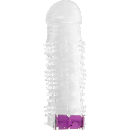OHMAMA - BAINHA DE PÊNIS TEXTURIZADA COM BALA VIBRATÓRIA